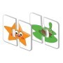 Puzzle Educativ de potrivire Culori si forme cu 15 perechi de piese auto-corectante 2-5 ani